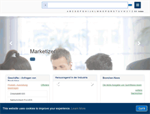 Tablet Screenshot of de.marketizer.com